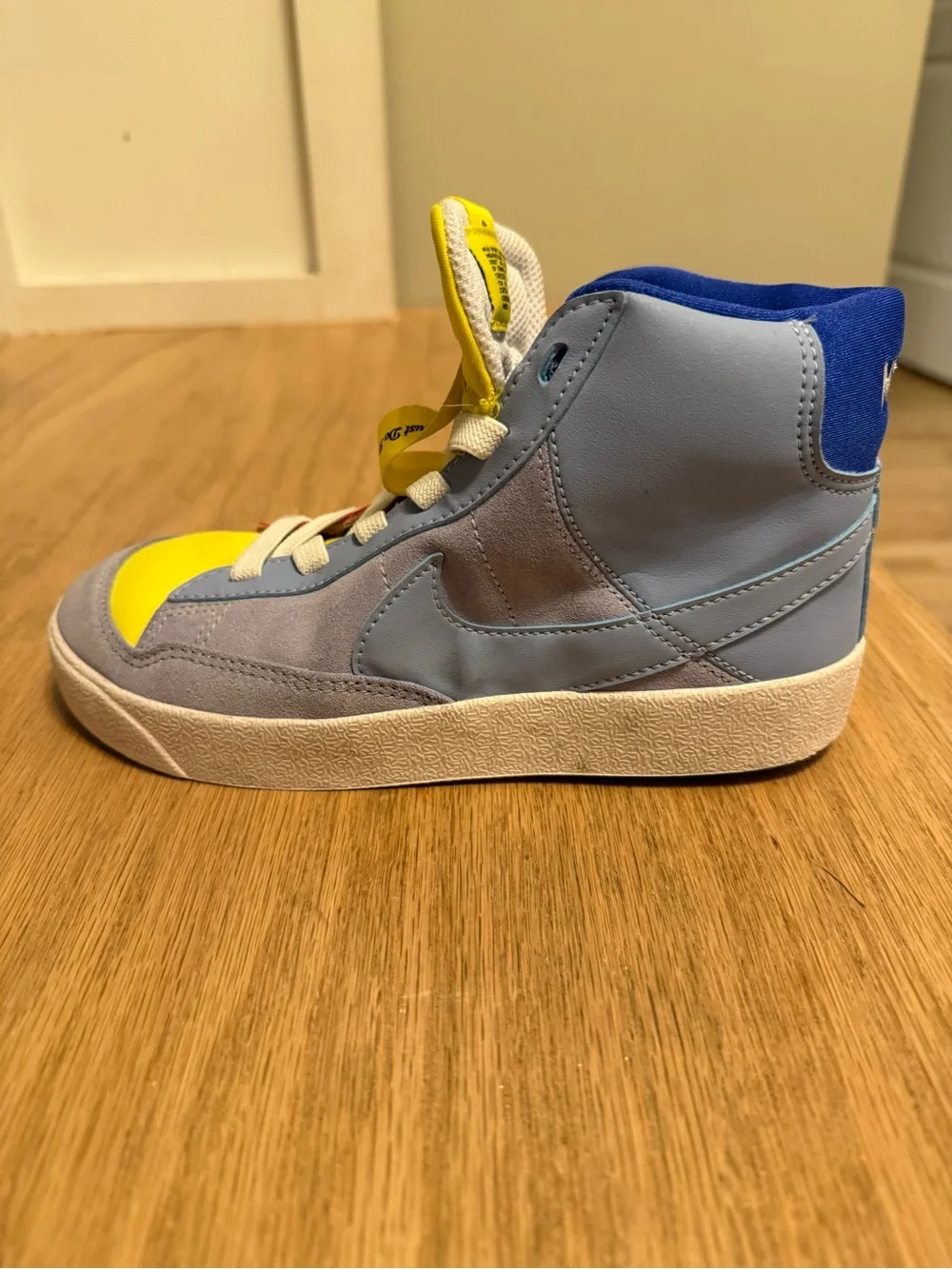 Nike Kids' Multicolor High-Top Sneakers - Yellow/Blue/Pink